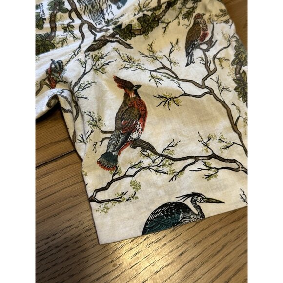 No Brand Short Sleeve Utility Dress Colorful Bird Pattern Women Sz Measured Read - Picture 16 of 16